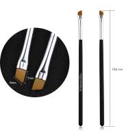 Low MOQ Cosmetic Brushes Angled Brow Brush Private Label Eyebrow Brush