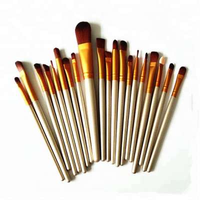 Luxury Gold Professional 20 Pieces Makeup Brush Set Face Eye Shadow Eyeliner Foundation Blush Lip Makeup Brushes