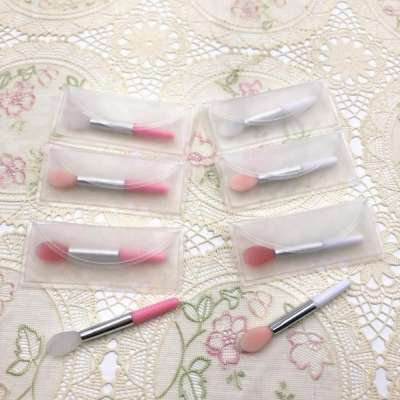 In Stock Wholesale Silicone Tip Lip Gloss Applicator Lip Brush Mini with EVA Bag