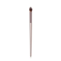 Premium Synthetic Highlight Brush Blush Brush Foundation Blending Powder Brush, Luxury Champagne Gold Eye Shadow Eyeliner Blending Eye Makeup Brush